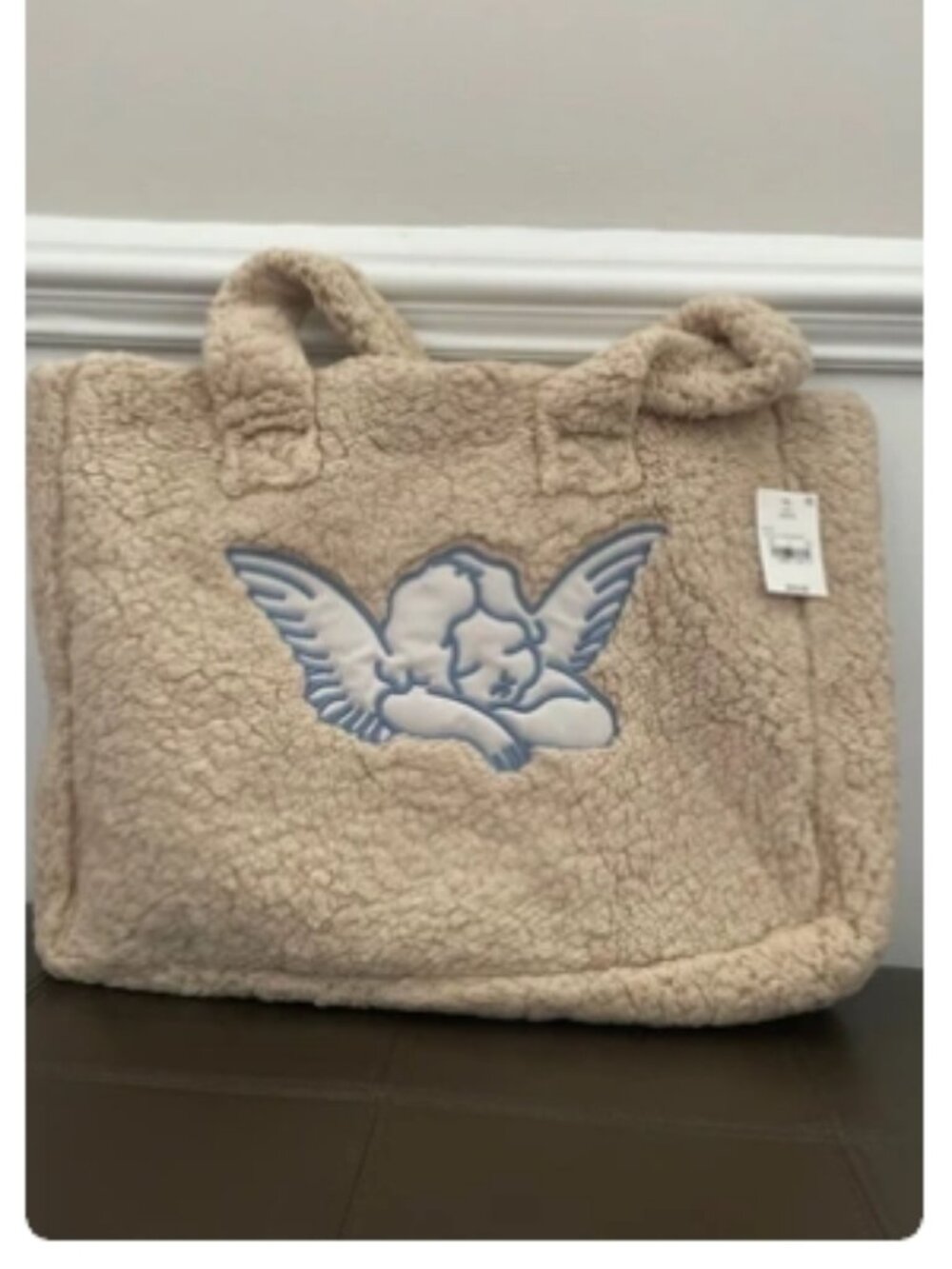 $16 MSRP Grayson Threads Kids large tote bag cherub